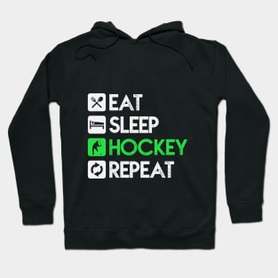 Puck Eat Sleep Hockey Repeat Gift Hoodie